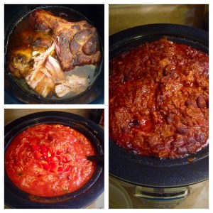 Crockpot Pulled Pork Chili