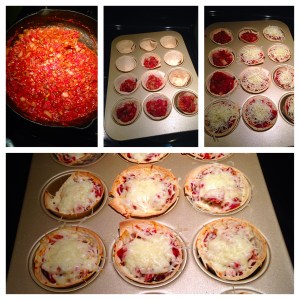 Mini Vegetarian Pizzas